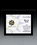 Custom Clear Acrylic W/ Smooth Black Accents Certificate Holder (14"X11 1/2"), Price/piece