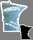 Custom Minnesota Stock Mini Magnet (0.019