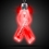 Custom 24" Red Ribbon Light-Up Pendant Necklace, Price/piece