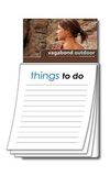 Custom Magna-Pad Stock Business Card Magnet Note Pad w/ 50 