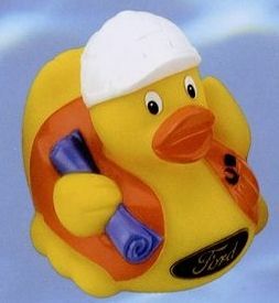 Custom Worker Occupational Duck w / Safety Hard Hat