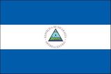 Custom Nicaragua w/ Seal Nylon Outdoor UN O.A.S Flags of the World (3'x5')
