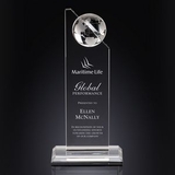 Custom Global Excellence Glass Award (10
