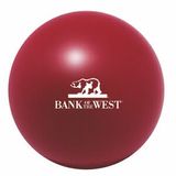Custom Burgundy Squeezies Stress Reliever Ball