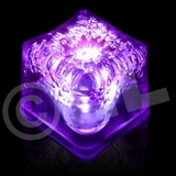 Blank Black Purple Lited LED Ice Cubes