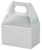 Blank Silver Metallic Mini Gable Box, 4