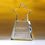 Custom Awards-optical crystal award/trophy 6 inch high, 3 1/2" W x 6" H x 1 1/2" D, Price/piece