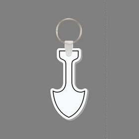 Key Ring & Punch Tag - Spade Shovel