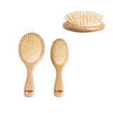 Custom Nature Beech Wooden Hair Brush Detangling Scalp Massage Hair Combs, 8 4/5