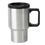 Custom 16 Oz. Stainless Steel Travel Mug w/ Plastic Liner, 5 3/4" H x 3 1/2" Diameter x 2 1/2" Diameter, Price/piece