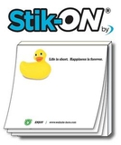 Custom Stik-ON(R) Adhesive Notes - 100 Sheets 50 Lb. Offset (3