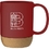 Custom 13 Oz Beck Mug - Red, 4.625" H x 5" W, Price/piece