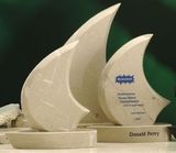 Custom Large Verona Classic Sail Boat Award (8