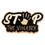 Blank Stop The Violence Pin, 1 1/4" W x 5/8" H, Price/piece
