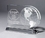 Custom Clear Medium Globe Award (7 1/2"x5 3/4"x3/4") (Laser Engraved), Price/piece
