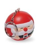 Custom Santa Ball Keychain Stress Reliever Toy