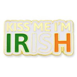 Blank Kiss Me I'm Irish Pin
