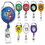 Custom 30" Cord 4 Color Process Retractable Carabiner Style Badge Reel And Badge Holder, Price/piece