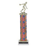 Custom Single Column Stars & Stripes Trophy (16