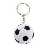 Custom Soccer Ball Stress Reliever Keychain