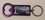 Custom Aluminum Bottle Opener Key Tag - Purple, 2 3/4" W X 1" H, Price/piece