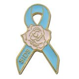 Custom SIDS Awareness Ribbon Lapel Pin, 7/8