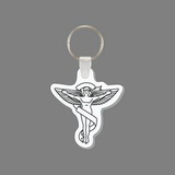 Key Ring & Punch Tag W/ Tab - Chiropractic Emblem