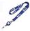 Custom 5/8" (15mm) Polyester Lanyard with Retractable Reel Combo, Price/piece