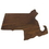 Blank Massachusetts State Walnut Plaque (15 1/4"x10 1/4"), Price/piece