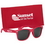 Custom Malibu Sunglasses With Pouch, 3 1/2" W x 6 1/2" H, Price/piece