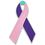 Blank Thyroid Cancer Awareness Ribbon Pin, 5/8" W x 1" H, Price/piece