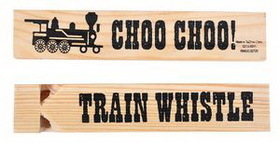 Custom Wooden Train Whistle, 6" L