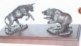 Custom Battling Titans Set - Bull & Bear Sculpture (7