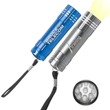 Custom Rocket Aluminum Flashlight w/ 9 LEDs (3 1/2