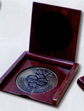 Custom Rosewood Coin Box / 1 3/4