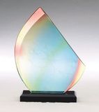 Custom Multicolored airbrushed acrylic award, 8 1/2