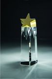 Custom Golden Crystal Star Award (3.5