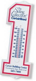 Custom Number One Thermometer, 3 5/8
