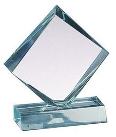 Blank Jade Diamond Acrylic Award on Jade Base (5 3/4"x5 3/4")