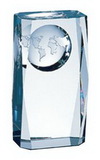 Custom Globe Column Award - Small, 3 1/2