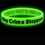 Custom Glow In Dark Silicone Wristbands, 8" L X 0.50" W, Price/piece