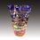 Custom 14" Hand Blown Art Glass Vase, Price/piece