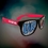 Red Custom Neon Billboard Sunglasses, Price/piece
