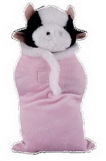 Custom Soft Plush Cow in Baby Sleeping bag 8