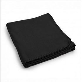 Blank Promo Blanket - Black (Overseas), 50" W X 60" L
