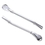 Custom Stainless Steel Drinking Spoon Straws, 6.3" L x 0.79" W, Price/piece