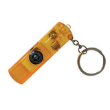 PacificLine Custom 3 Function Whistle / Led Light / Compass Key Chain, Screen Printed, 2 3/5