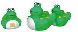 Custom Rubber Frog 3 Piece Family Toy