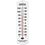 Custom Aluminum Thermometer (4"x16"), Price/piece