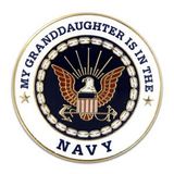 Blank Military - U.S. Navy Granddaughter Pin, 1